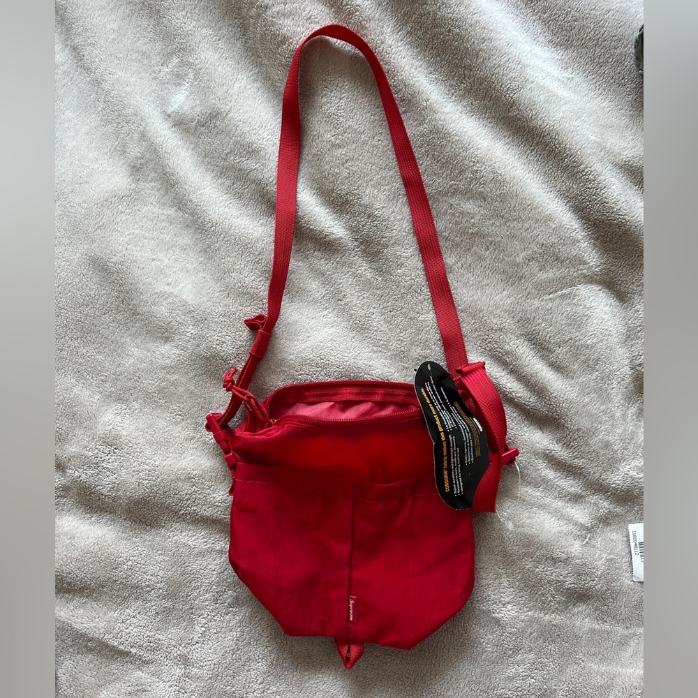 supreme neck red pouch authenic